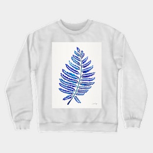 fern leaf navy Crewneck Sweatshirt